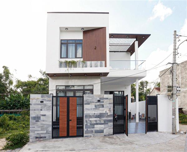 Tối ưu không gian nhà phố 80m2 với tông màu xám – đen sang trọng