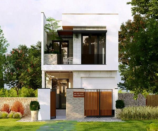 Mẫu nhà 1 trệt 1 lầu đẹp đơn giản tiết kiệm chi phí