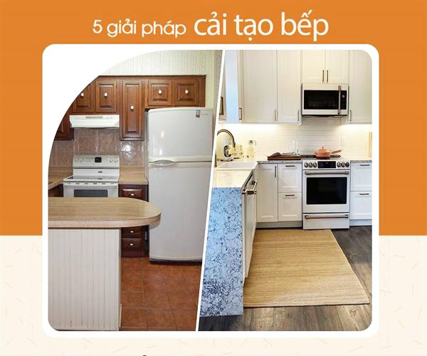 5 giải pháp cải tạo bếp tối ưu – Cải tạo nhà trọn gói