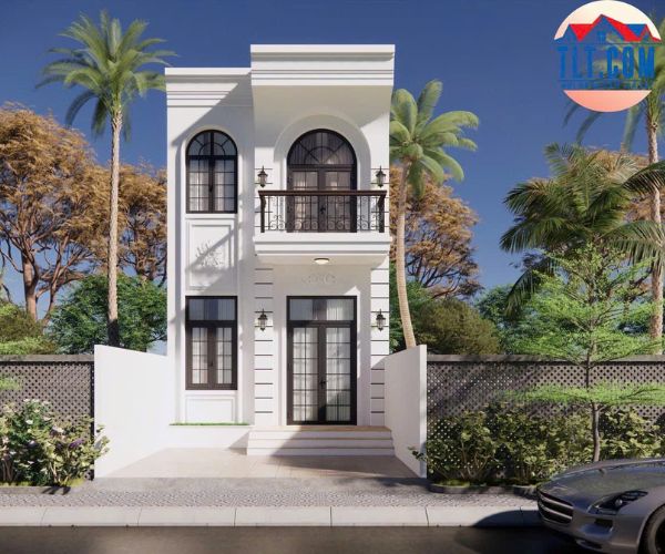 Bàn giao nhà phố 1 trệt 1 lầu hiện đại tại Hóc Môn