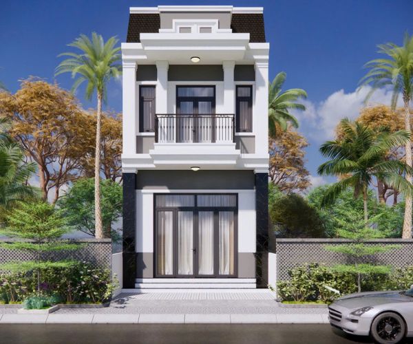 Bàn giao nhà biệt thự 2 tầng tại TP Bến Cát