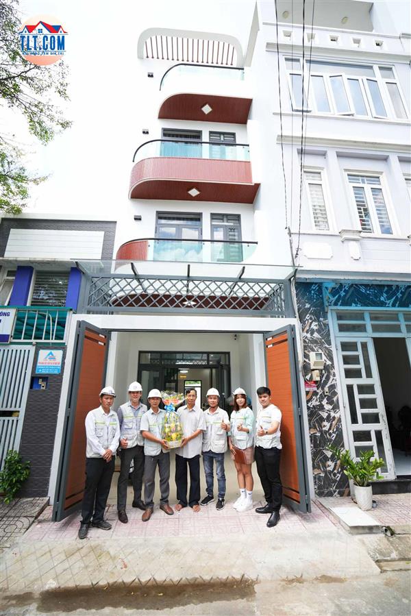 Công trình xây nhà trọn gói được bàn giao lại cho gia đình anh Đức – Thủ đức