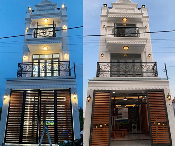 Bàn giao công trình xây nhà trọn gói nhà 3 tầng tại Thủ Đức – Chị Vân