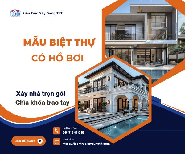 Thiết Kế Biệt Thự Có Hồ Bơi – Không Gian Sống Đẳng Cấp