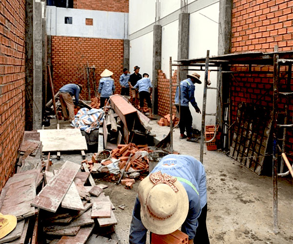 Những công đoạn khi xây dựng nhà phần thô?