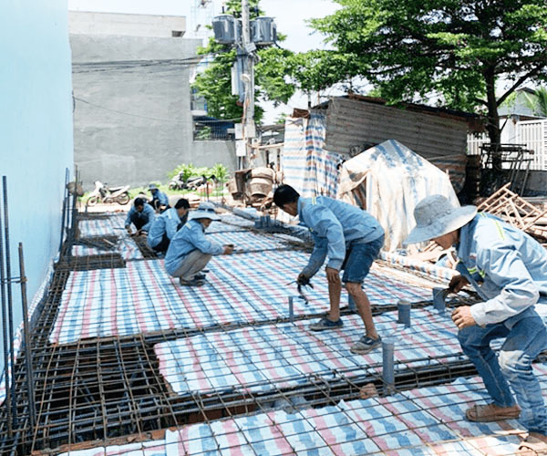 Dịch vụ xây nhà phần thô TPHCM của Kiến trúc xây dựng TLT.com