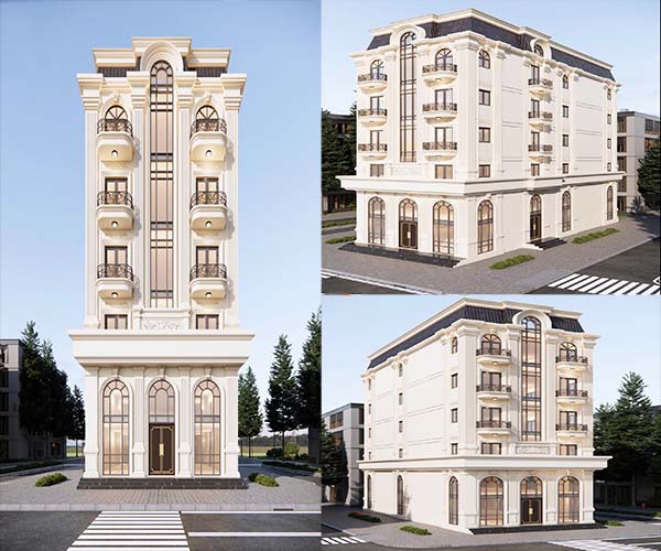 Thiết kế thi công xây dựng Khách Sạn đẹp - uy tín - chuyên nghiệp