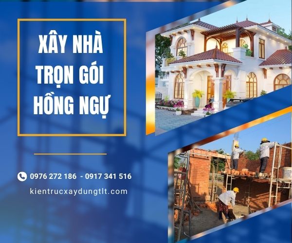 Xây nhà  trọn gói tại Hồng Ngự - Mẫu nhà 2 tầng đẹp
