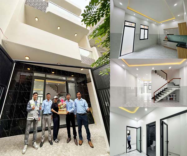 Bàn Giao Nhà 1 Trệt 2 Lầu Tại Gò Vấp | Xây Nhà Trọn Gói TLT