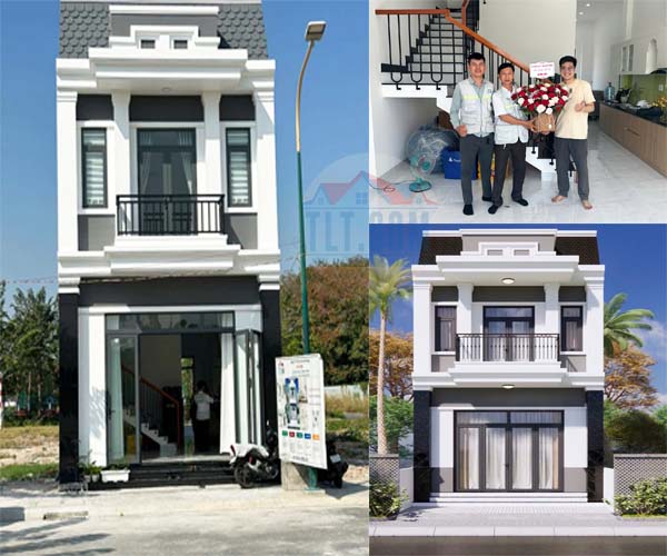 Bàn giao nhà biệt thự 2 tầng - CĐT: Anh Duy tại TP Bến Cát