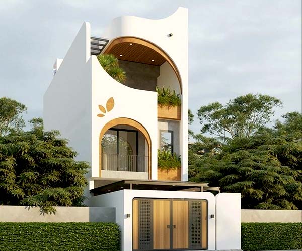 Chi phí xây dựng và thi công mẫu nhà 1 trệt 1 lầu 6x15m