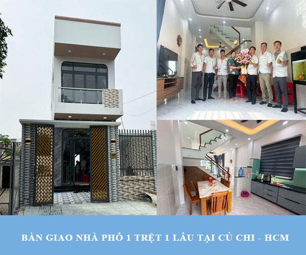 Bàn giao nhà phố của chị Phượng tại Củ Chi