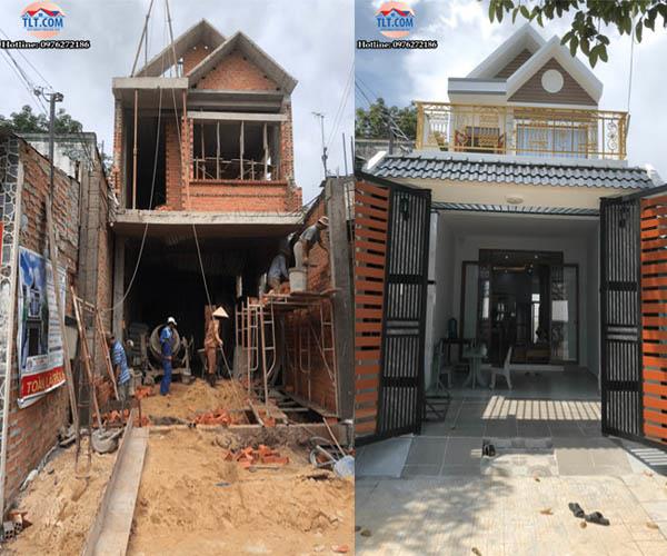 Bàn giao công trình xây nhà tại Dầu Tiếng – Bình Dương trọn gói Anh Nam Chị Hậu