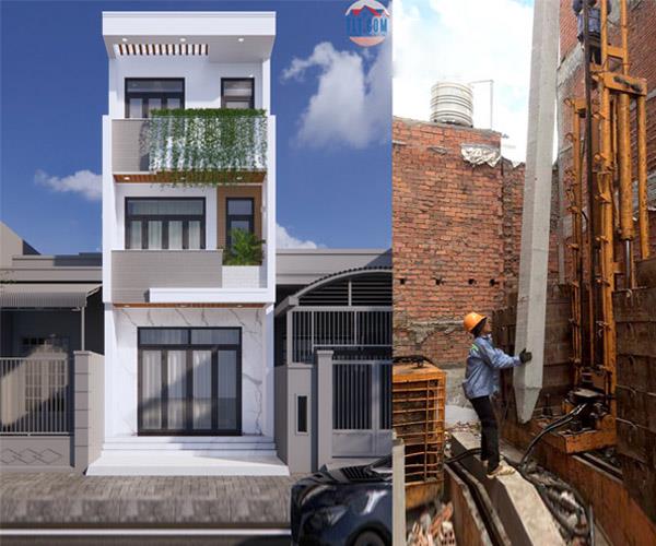 Công trình xây dựng nhà anh Lộc – Bình Tân