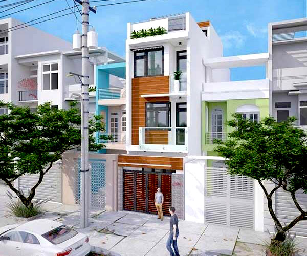 Những mẫu nhà ống 3 tầng hiện đại 6x20m được yêu thích bậc nhất