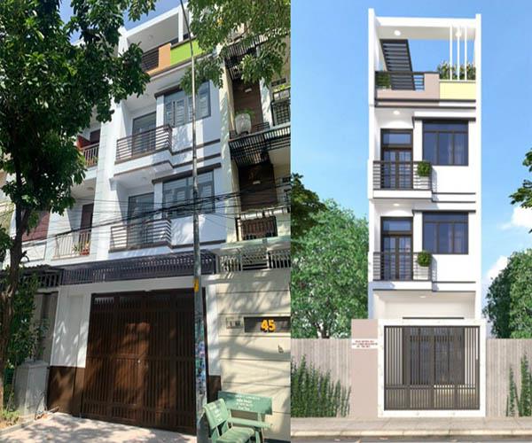 Bàn giao công trình nhà phố 4 tầng – Hiệp Bình Phước – Thủ Đức