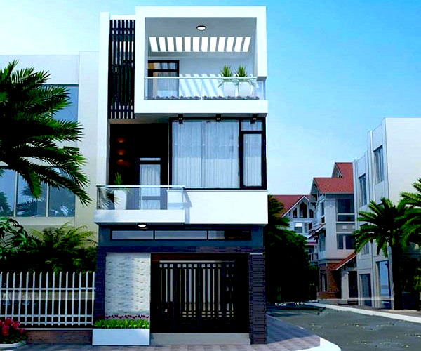 Mẫu nhà 1 trệt 2 lầu 4×12 siêu cuốn hút