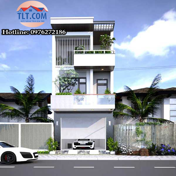 Mẫu nhà 1 trệt 2 lầu đẹp và thịnh hành nhất hiện nay