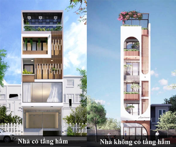 So sánh chi phí xây nhà có tầng hầm và không có tầng hầm – Đâu là lựa chọn tối ưu cho bạn?
