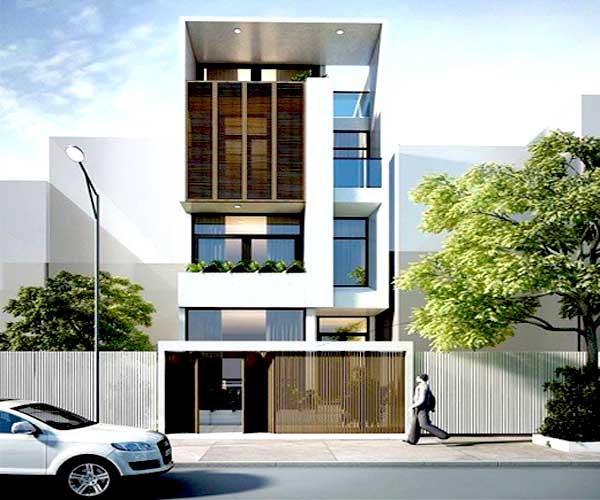 Thiết kế mẫu nhà ống 4 tầng mặt tiền 4m đẹp