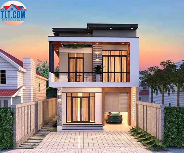 Dịch vụ xây nhà 2 tầng chi tiết hiện đại