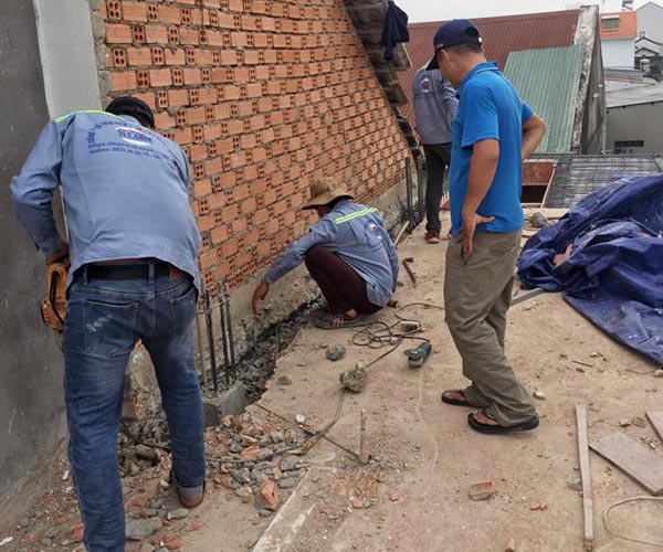 Sửa chữa cải tạo nâng tầng nhà anh Trung – Q. Thủ Đức