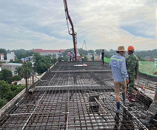 Thi công sàn vượt nhịp ngang 8m cho nhà cao tầng và vượt nhịp lớn