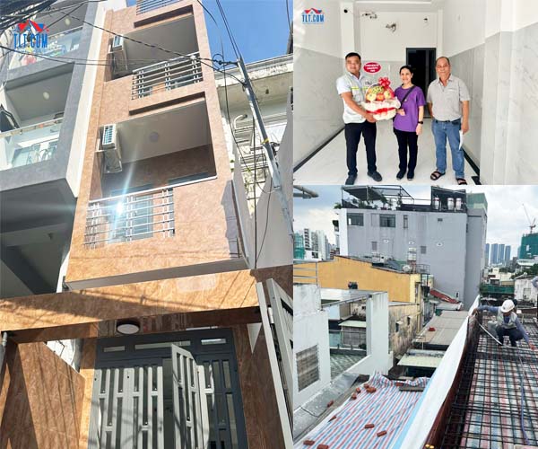Xây nhà trọn gói nhà chị Hồng tại quận Bình Thạnh 