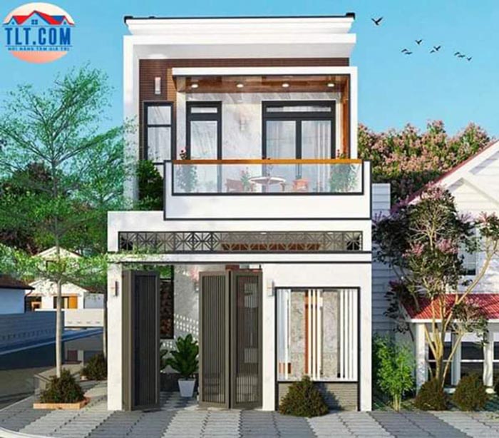 Mẫu nhà hiện đại 2 tầng