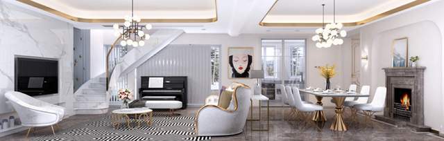 phong cách nội thất biệt thự