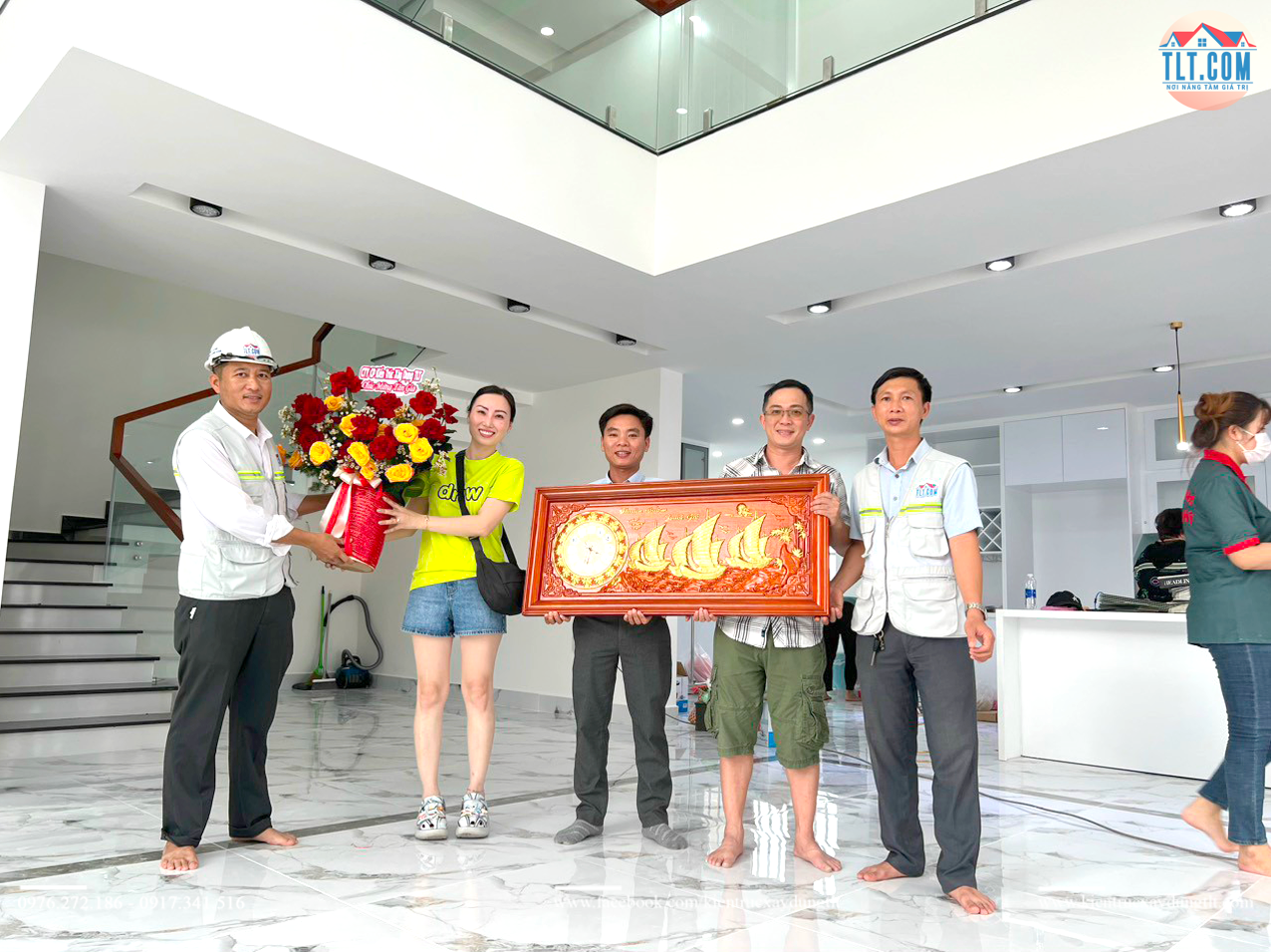 bàn giao căn biệt thự cho gia đình anh sung bến tre