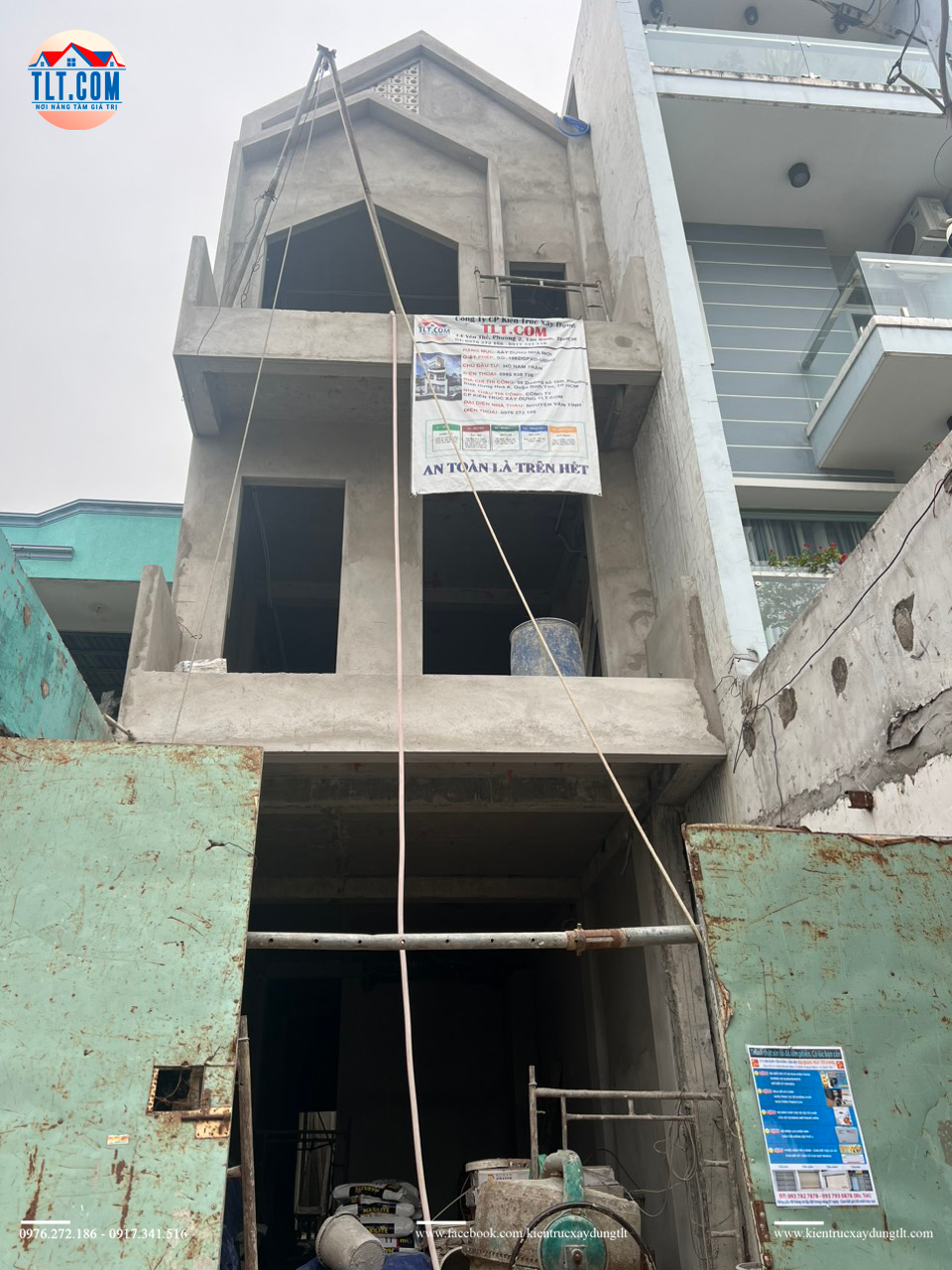 Xây nhà phần thô