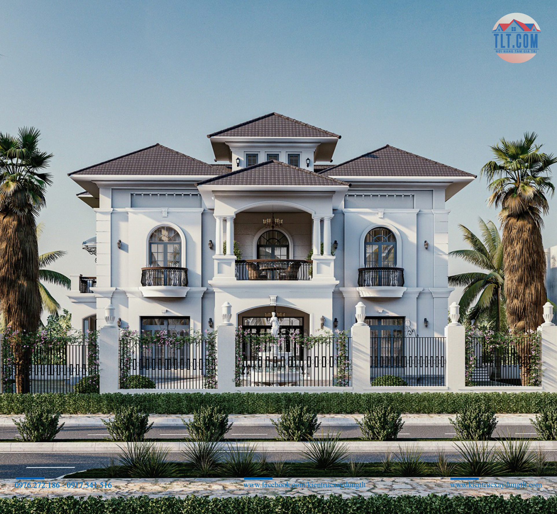 Mẫu biệt thự phong cách tân cổ điển