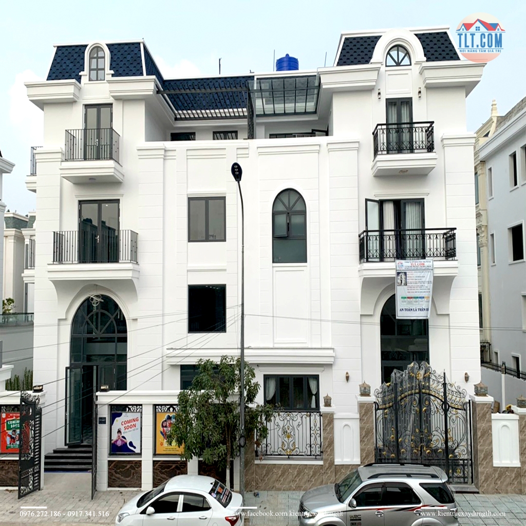 Biệt thự phong cách mái Mansard tại Bến Tre