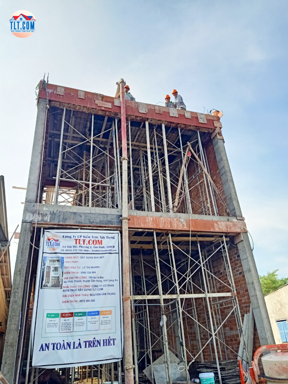 Thầu xây nhà trọn gói uy tín kiến trúc TLT