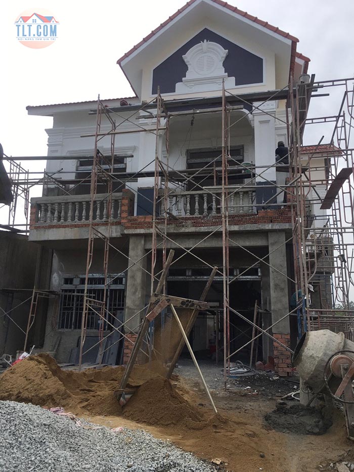 Thi công mẫu nhà 2 tầng tại Long Thành Đồng Nai
