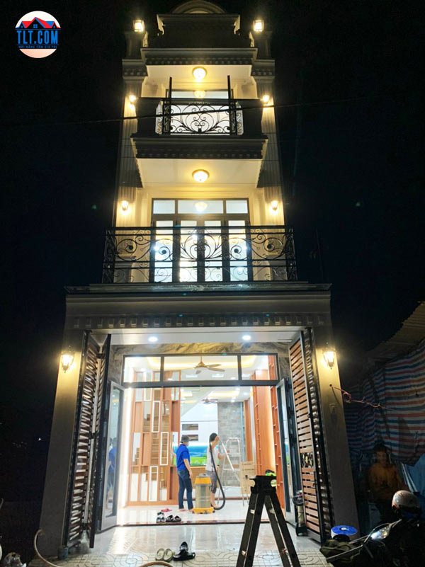 mặt tiền xây nhà 3 tầng tân cổ điển trọn gói tại tphcm