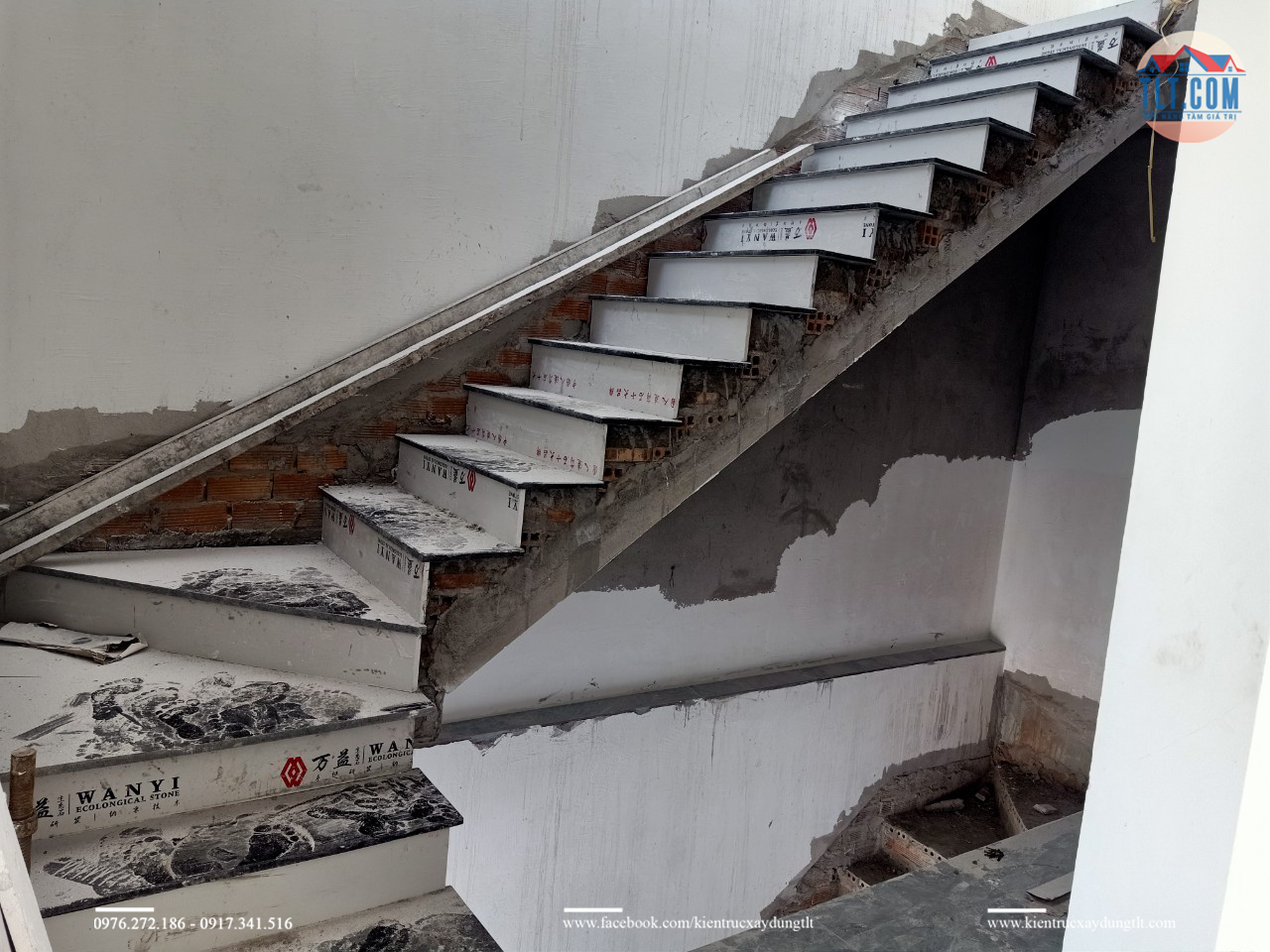 Thi công cầu thang phần thô