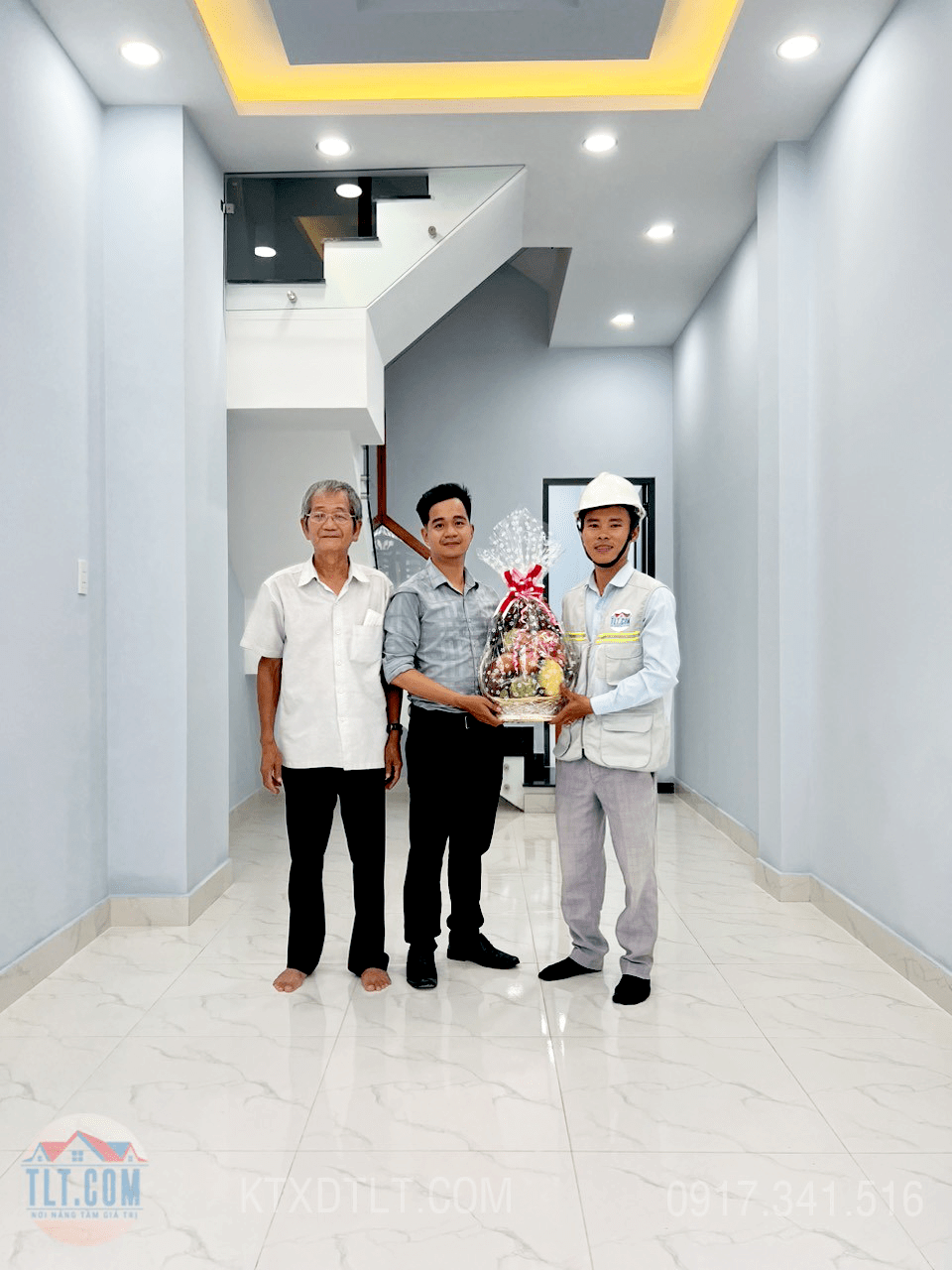 Bàn giao công trình nhà phố hiện đại 