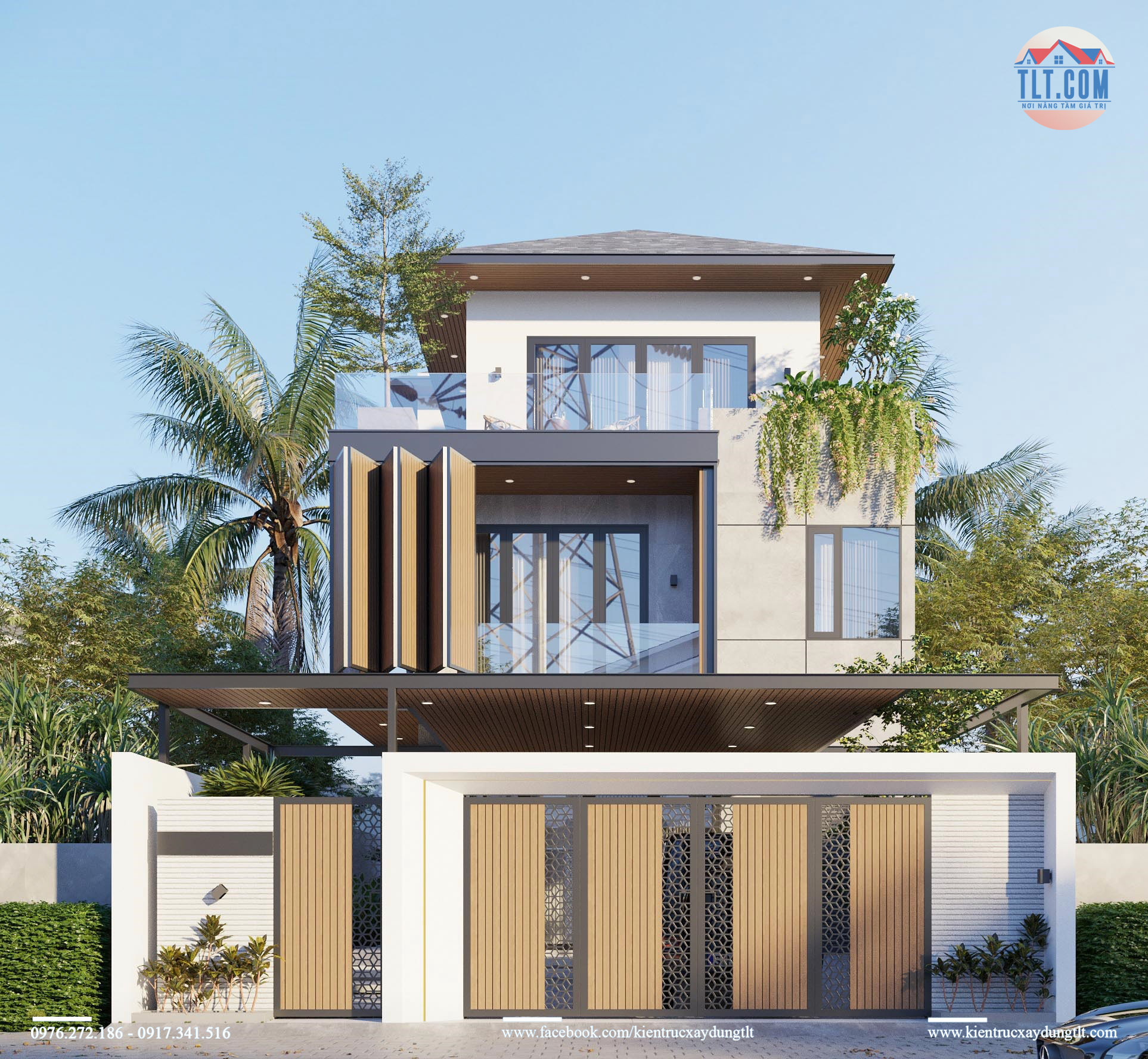 Biệt thự phong cách hiện đại được yêu thích