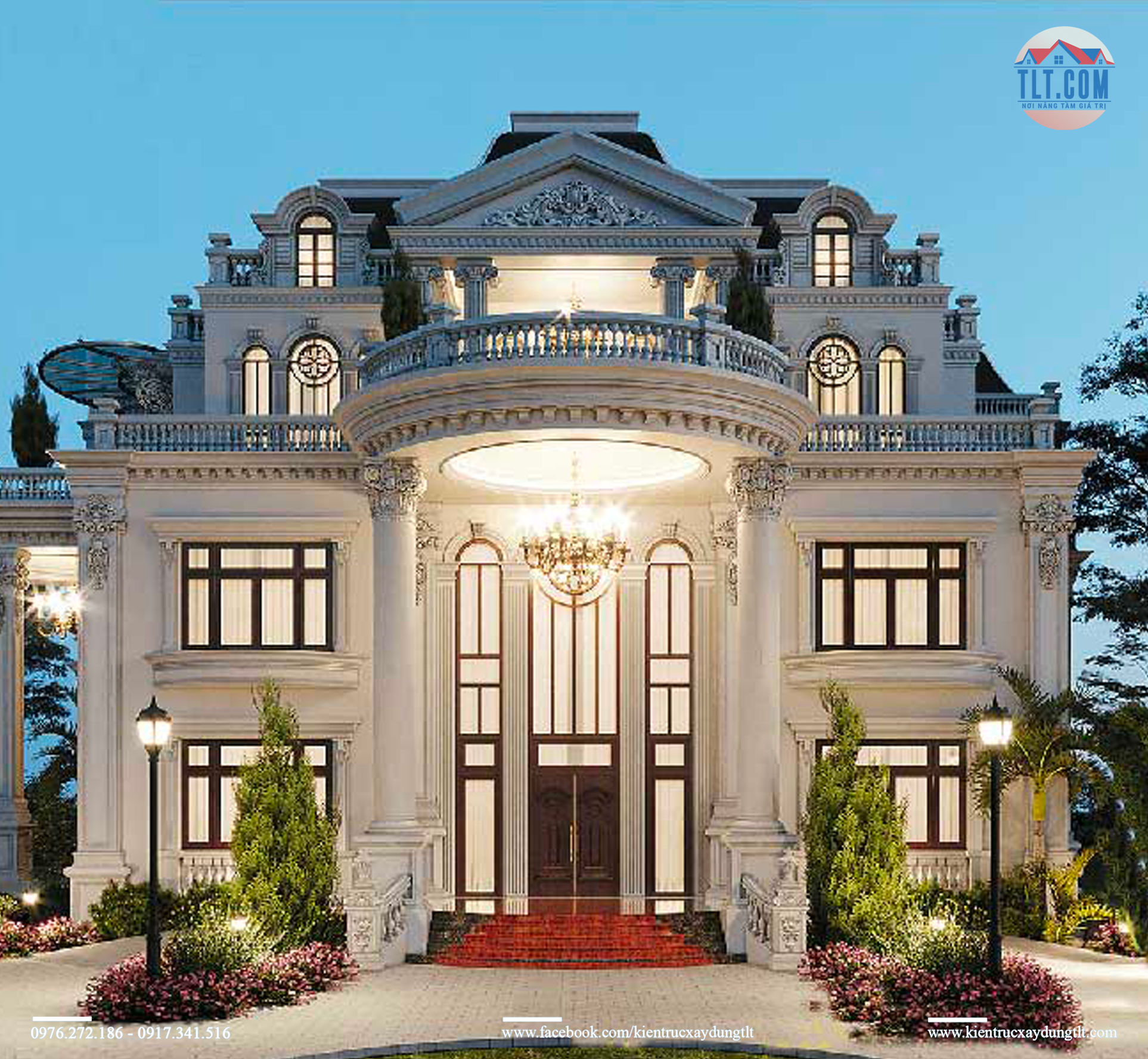 Phong cách biệt thự kiểu Pháp