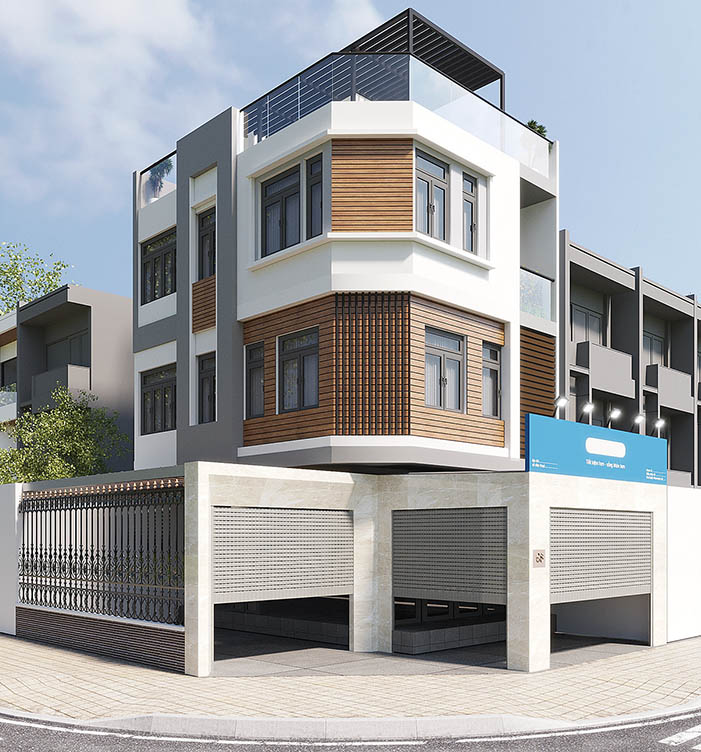 không gian toàn cảnh đa chiều của ngôi nhà qua thiết kế 3D