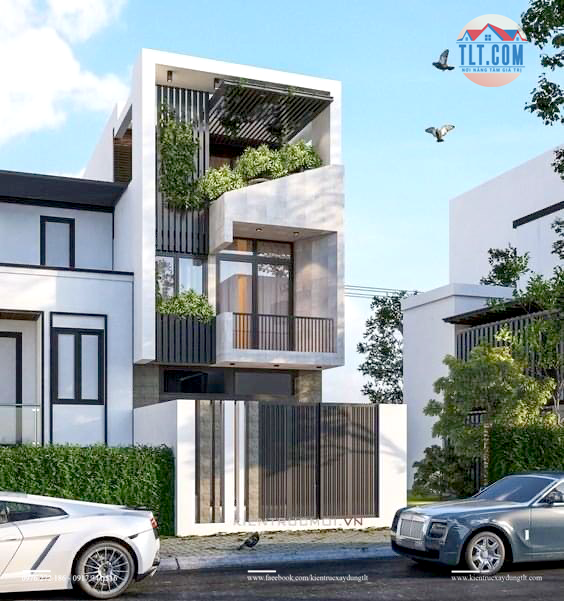 Mẫu nhà mặt tiền đẹp