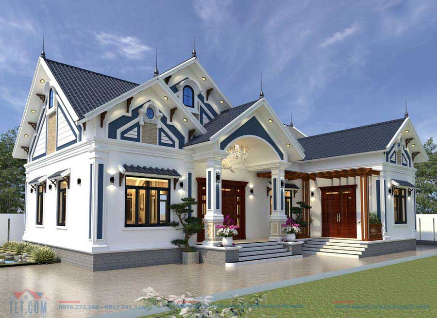 Mái thái cấp 4 chữ L