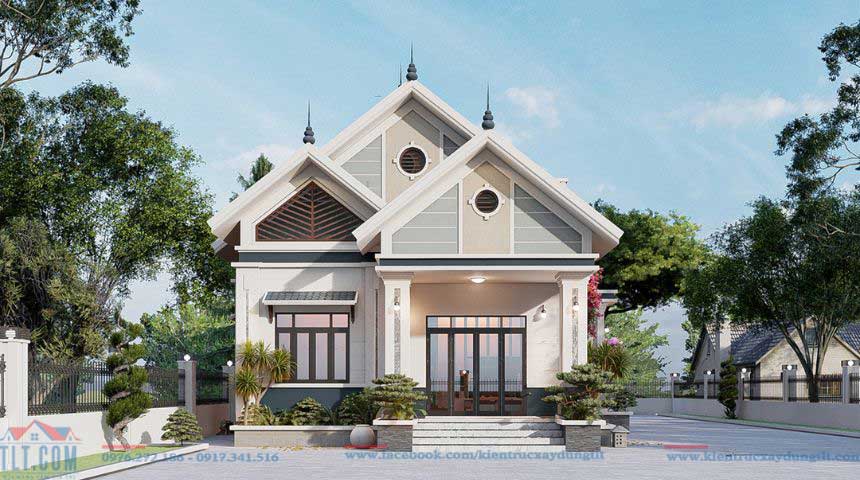 Nhà cấp 4 mái Thái hiện đại