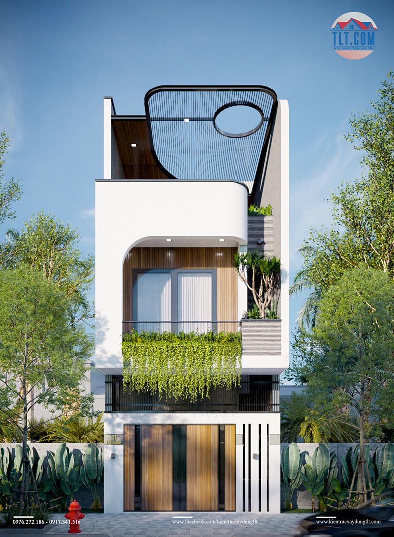 mẫu nhà phố hiện đại