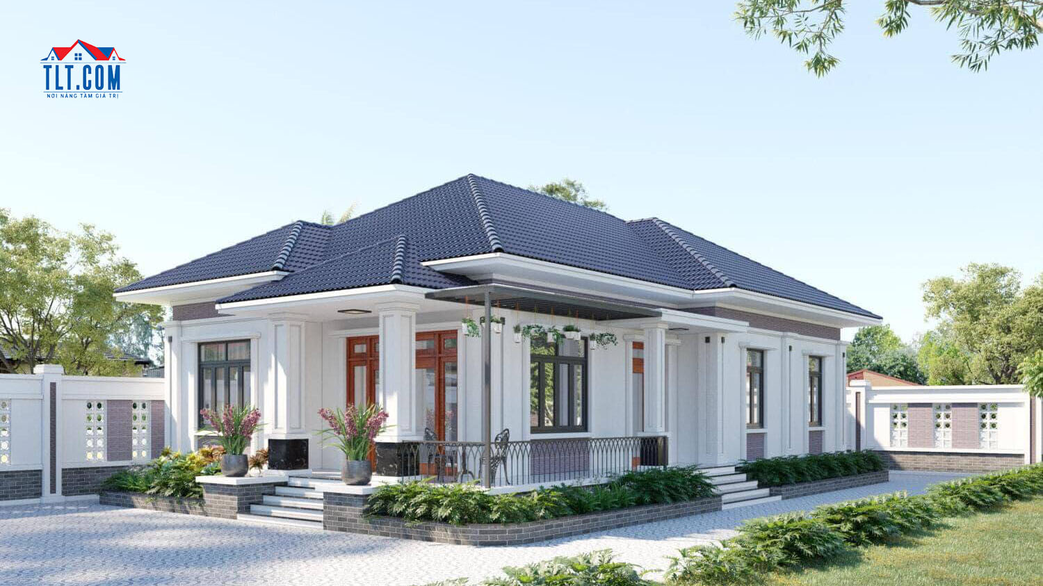 Mẫu nhà đẹp mang phong cách hiện đại