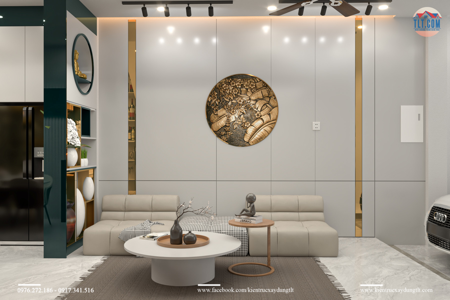 Mẫu phòng khách hiện đại đẹp