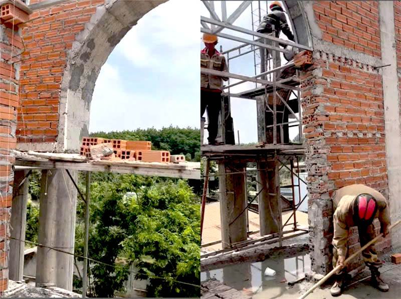 Thi công xây dựng nhà phần thô