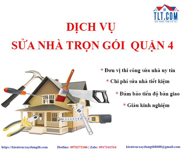sửa nhà trọn gói quận 4